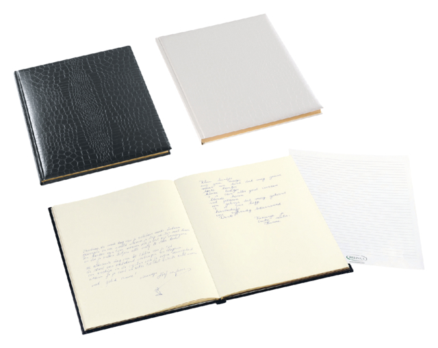 Gastenboek Brepols Belleganza 235x297mm wit