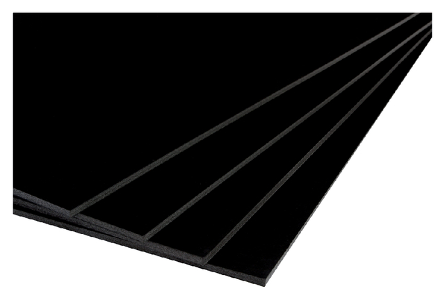 Panneau mousse 50x70cm double face 5mm noir