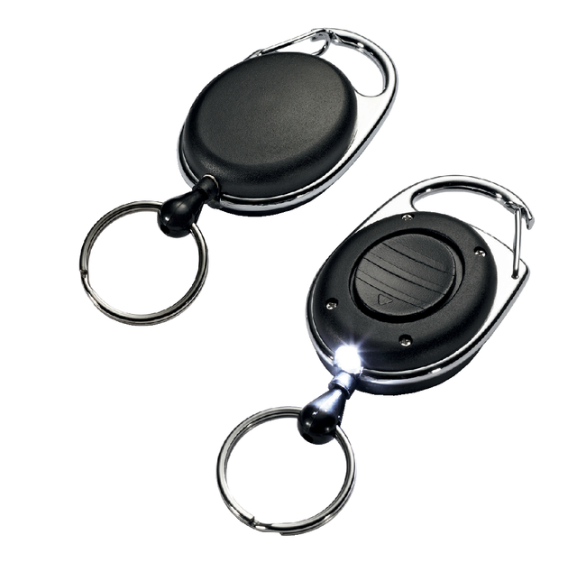 Afrolmechanisme Durable 8198 met ring + lampje 800mm zwart