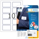 Naambadge etiket HERMA 4410 80X50mm wit blauw 200 etiketten