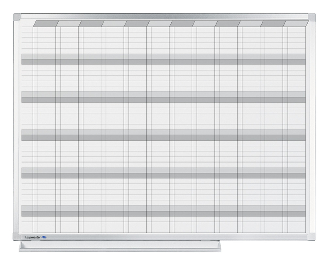 Tableau planning Legamaster Professional annuel horizontal 90x120cm
