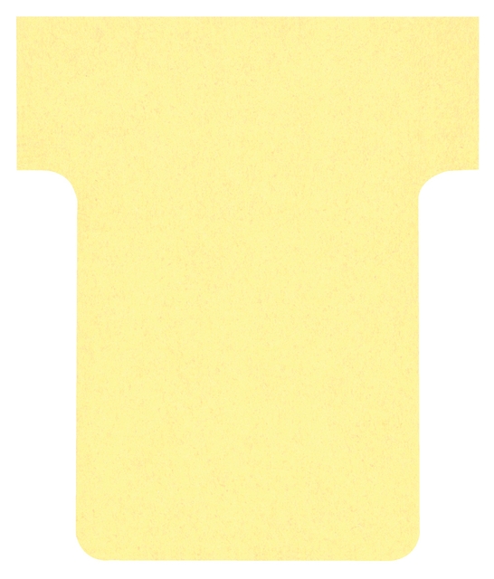 Fiche-T planning Nobo n°1.5 36mm jaune 100 pièces