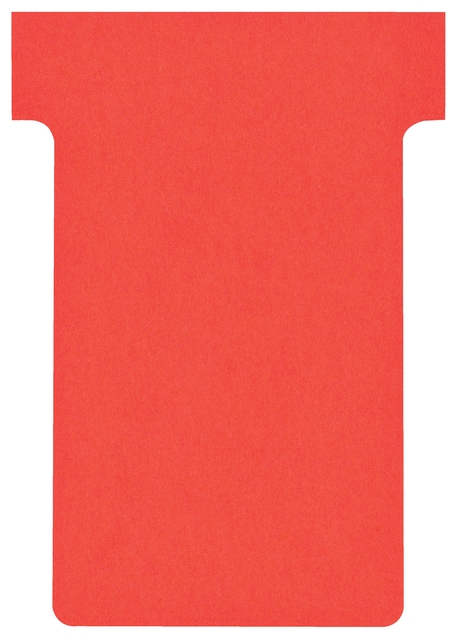T-kaart Nobo nr.2 48mm rood 100 stuks