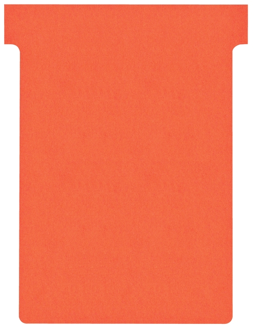 T-kaart Nobo nr.3 80mm rood 100 stuks