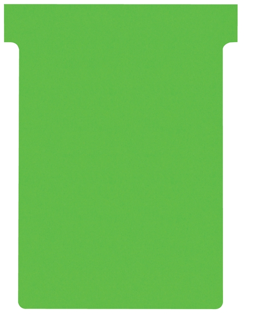 T-kaart Nobo nr.3 80mm groen 100 stuks