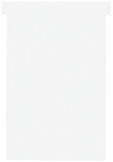 Fiche-T planning Nobo n°4 112mm blanc 100 pièces