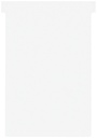 T-kaart Nobo nr.4 112mm wit 100 stuks