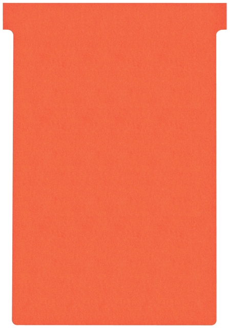 Fiche-T planning Nobo n°4 112mm rouge 100 pièces