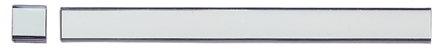 Profilé de raccordement planning Djois 630mm gris 2 pièces