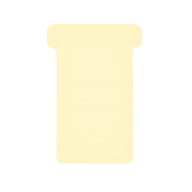 Fiche-T pour planning Djois Format 2 48mm beige 100 pièces