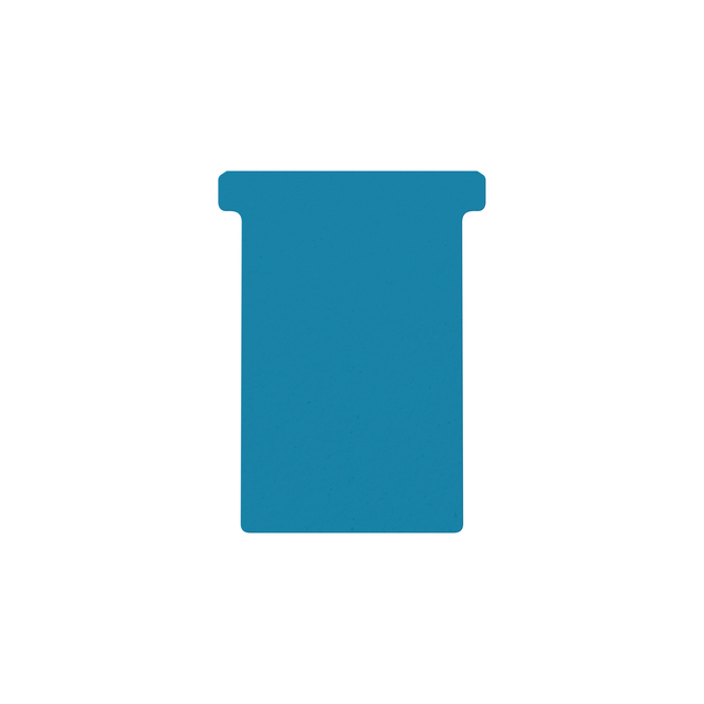 Fiche-T pour planning Djois Format 3 77mm bleu 100 pièces