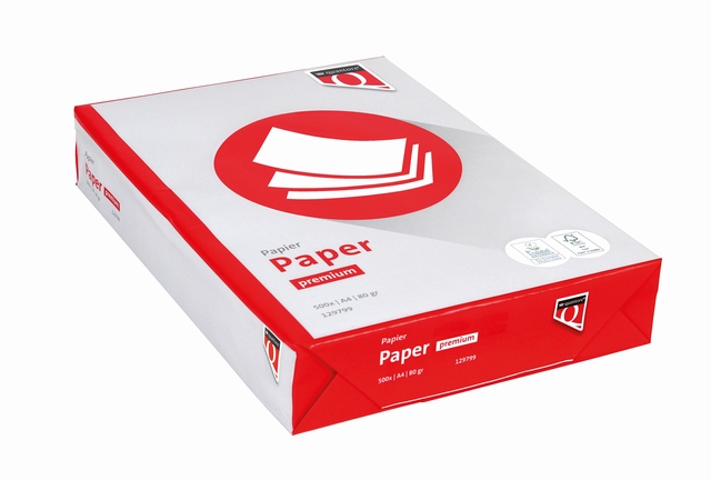 Papier copieur Quantore Premium A4 80g blanc 500 feuilles