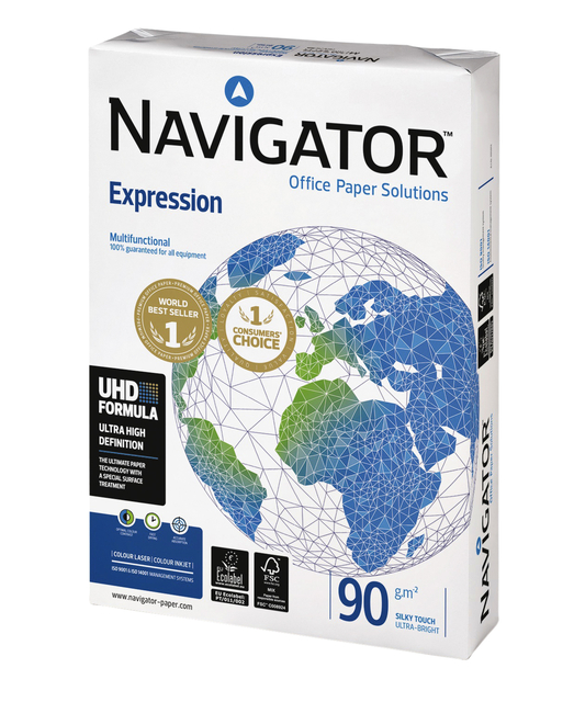 Papier copieur Navigator Expression A3 90g blanc 500 feuilles