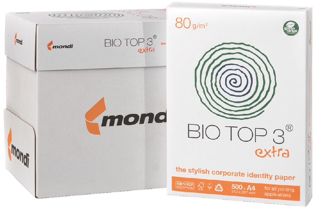 Papier copieur Bio Top 3 A4 80g naturel 500 feuilles