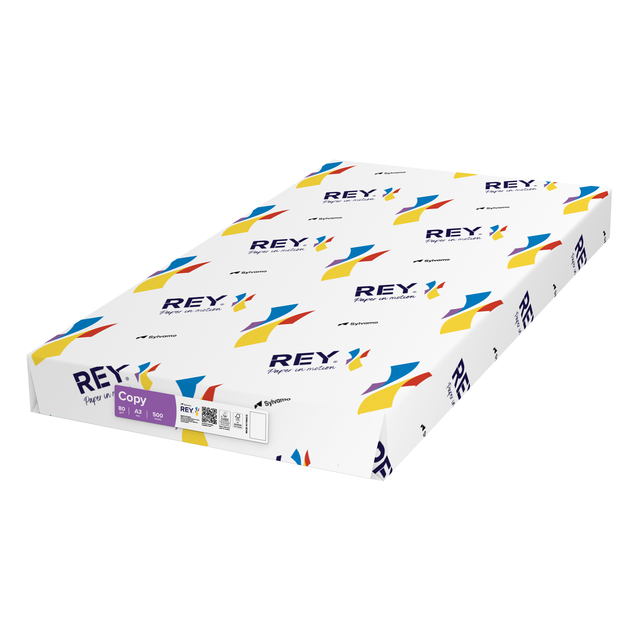 Kopieerpapier Rey Copy A3 80gr wit 500 vel