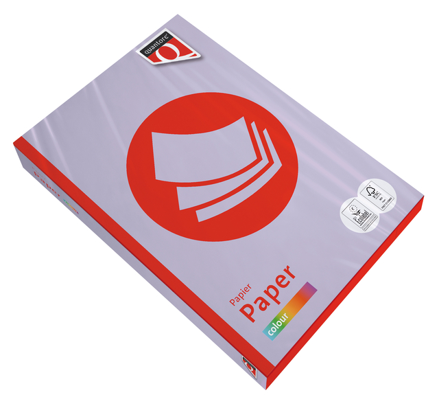 Papier copieur Quantore Colour A4 80g lilas 500 feuilles