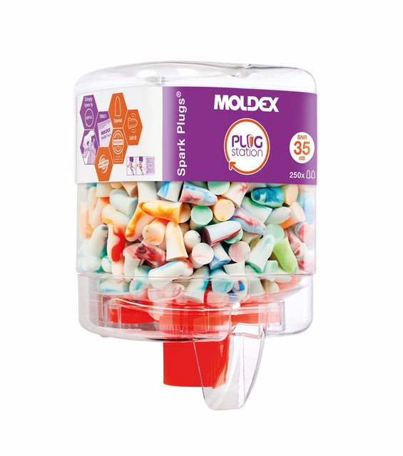 Bouchon d’oreille Moldez Spark Plugs Soft 6-13mm assorti 250 paires