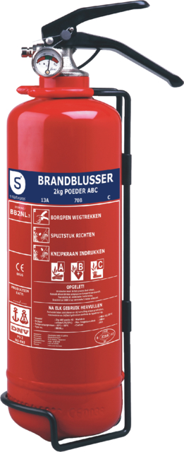 Brandblusser Elro poeder 2kg