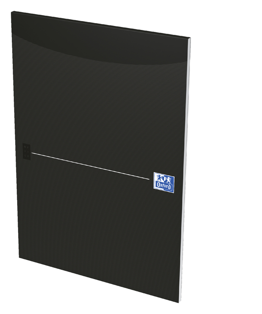 Bloc-notes Oxford Office Smart A4 ligné 50 feuilles 80-90g noir