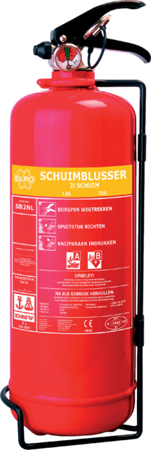 Brandblusser Elro schuim 2 liter