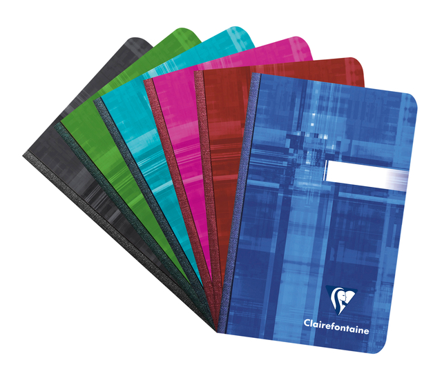 Carnet de notes Clairefontaine 90x140mm ligné assorti