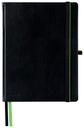 Notitieboek Leitz Complete 187x242mm lijn 160 pagina's 100gr zwart