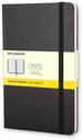 Carnet de notes Moleskine large 130x210mm carreau couverture rigide noir