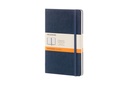 Carnet Moleskine large 210x130mm Couverture rigide ligné bleu saphir