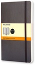 Notitieboek Moleskine pocket 90x140mm lijn soft cover zwart