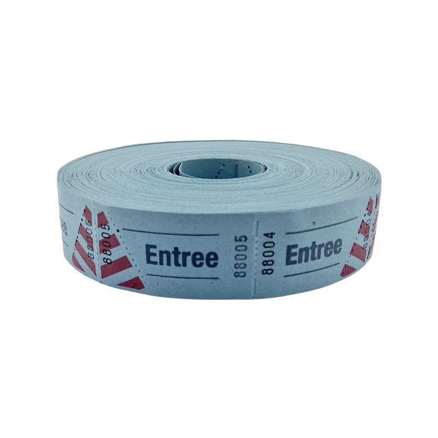 Ticket entrée CombiCraft numéro 1-1000 bleu 1000 pièces