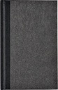 Notitieboek Octavo 103x165mm 192blz lijn grijs gewolkt