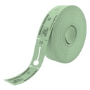 Ticket vestiaire CombiCraft numéro 1-500 vert 500 pièces