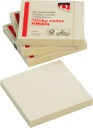 Memoblok Quantore 76x76mm geel 100 vel