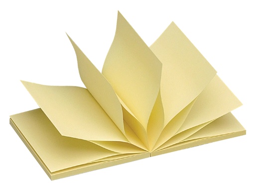 [392604] Bloc-mémos Quantore Z-Notes 76x76mm jaune