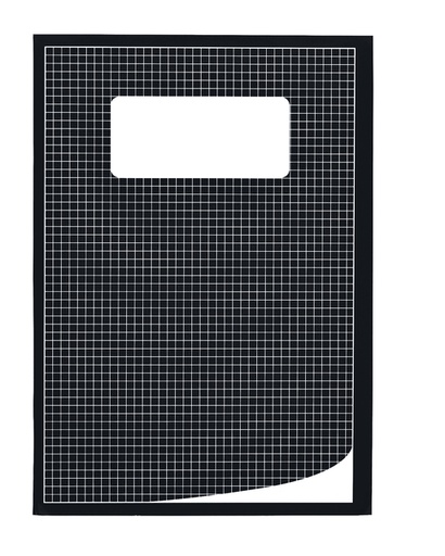 [011315] Schrift Qbasic A4 ruit 5mm 80blz 70gr assorti