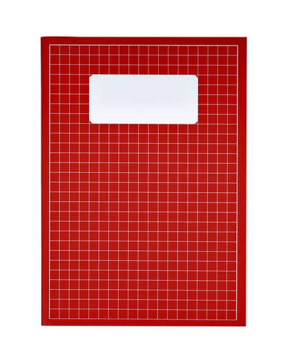 [011314] Cahier Qbasic A4 carreau 10mm 80 pages 70g assorti