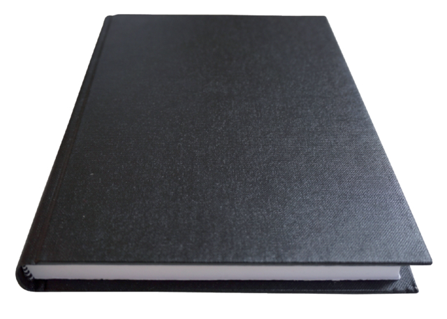 Cahier Qbasic couverture rigide A5 400 pages ligné noir