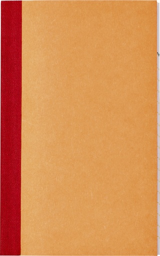 [050006] Livre de caisse 135x85mm 1 colonne 72 pages orange