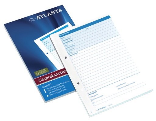 [235631] Bloc Messages Djois Atlanta A5 100 feuilles blanc