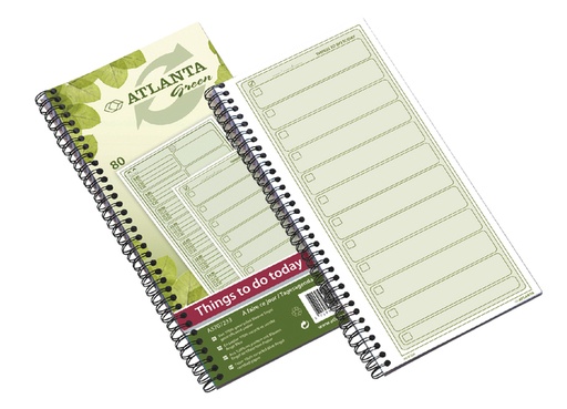 [235654] Things to do Djois Atlanta recycled papier Today 297x140mm 80vel 70gr groen