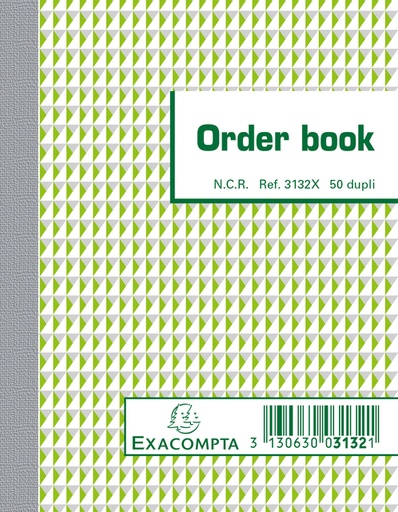[060670] Carnet de commande Exacompta 135x105mm 50x2 feuilles