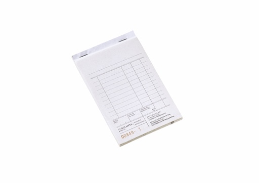 [053521] Bloc de caisse Djois Atlanta 142x100mm 50x 2 feuilles carbone sans bois blanc