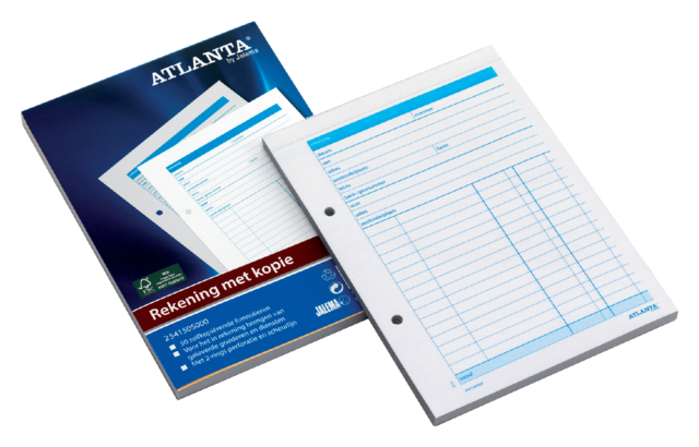 Carnet de factures Atlanta A5 50x2 feuilles autocopiant