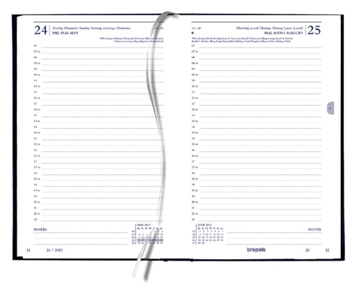 [901104] Agenda 2026 Quantore court 1 jour/1 page noir