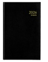 Agenda 2026 Brepols Saturnus Luxe 1 jour/1 page noir