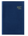 Agenda 2027 Brepols Saturnus Luxe 1dag/1pagina blauw