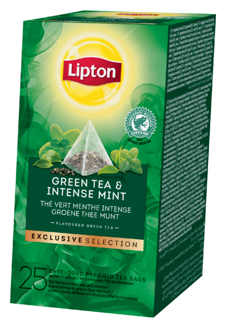Thé Lipton Exclusive Thé vert menthe 25x 2g