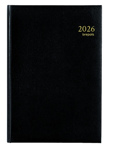 [900008] Agenda 2026 Brepols Minister Lima 1 jour/1 page noir
