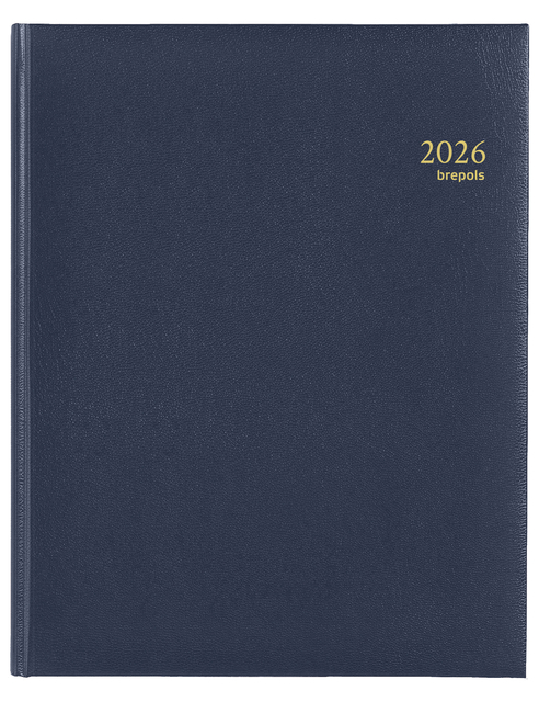 Agenda 2026 Brepols Concorde Lima 7 jours/2 pages noir