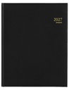 Agenda 2027 Brepols Concorde Lima 7 jours/2 pages noir